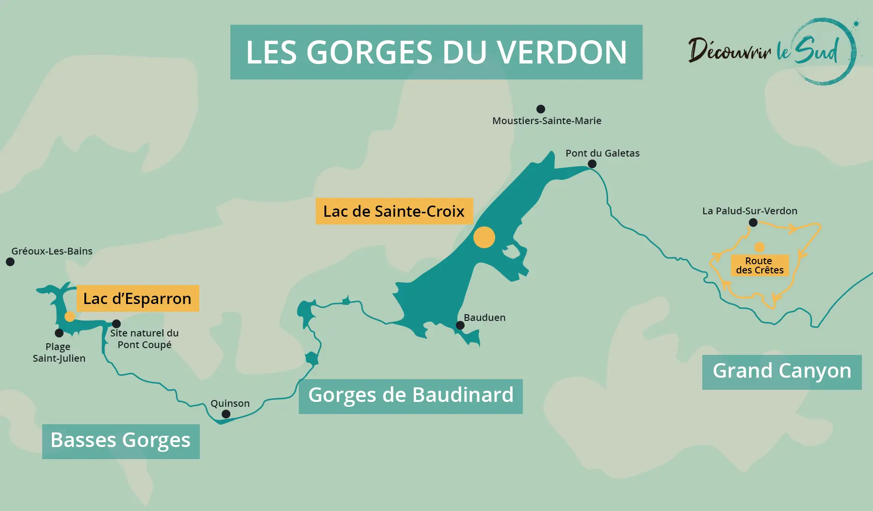 Carte Gorges Du Verdon Michelin ILGFM