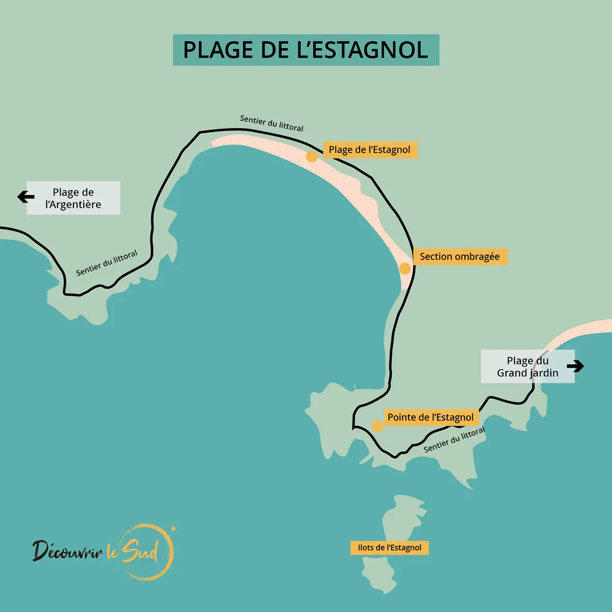 La plage de l'Estagnol, la plus belle plage des plages de Bormes-les-Mimosas