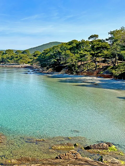 Plage Estagnol - Seconde petite plage à gauche