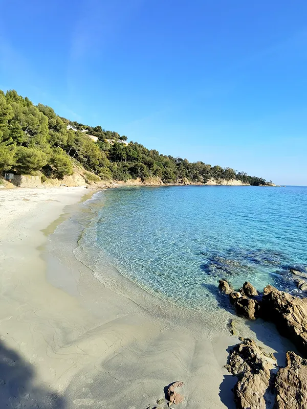 La plage de Jean Blanc, notre préférée du Lavandou