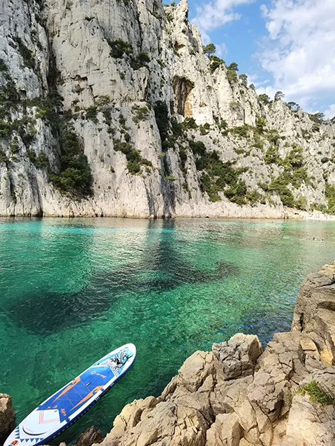Sortie paddle à la calanque d'En-Vau