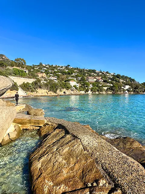 Randonnée entr ele port du Lavandou et la Fossette