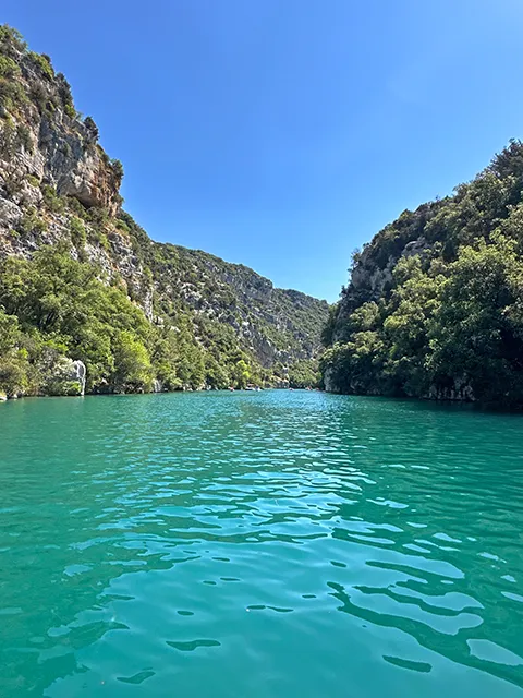 Randonnée canoë dans les basses gorges du Verdon