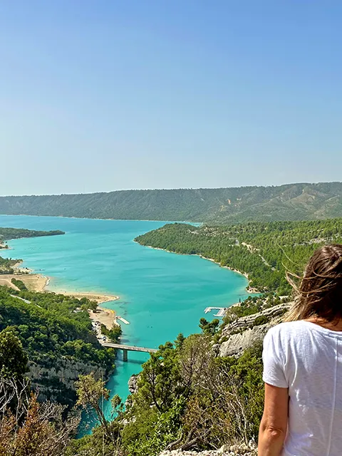 L'immensité du lac de Sainte-Croix