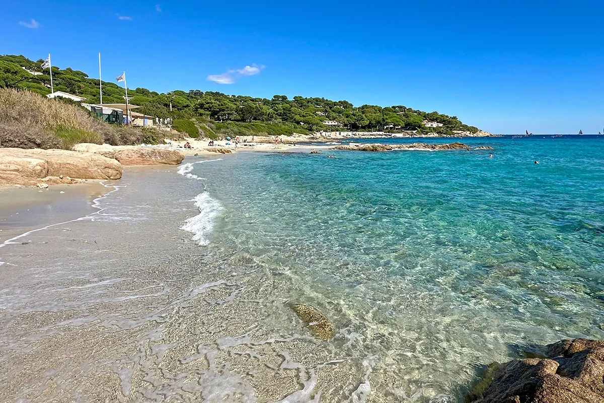 Plage de l'Escalet à Ramatuelle