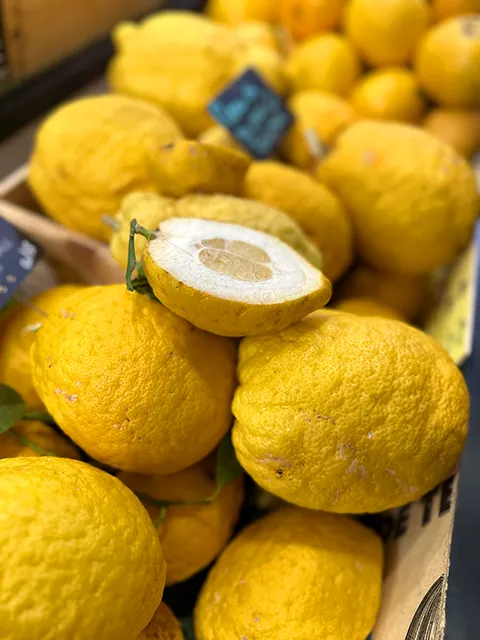 Les produits frais du marché des Halles