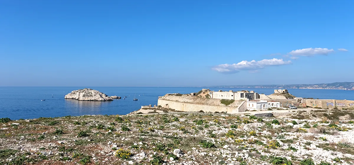 le fort du Brégantin sur les îles du Frioul