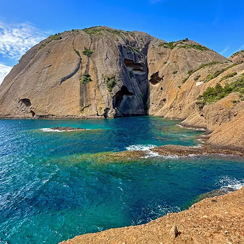 La magnifique anse du Sec à La Ciotat, un des endroits les plus beaux à visiter dans le sud de la France
