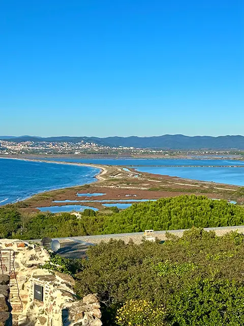 Le fameux double tombolo de la presqu'île de Giens