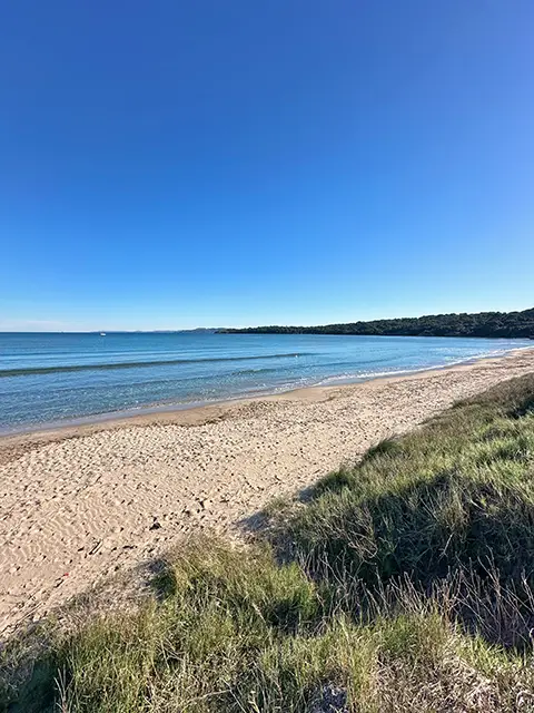 Plage de la Badine à Giens