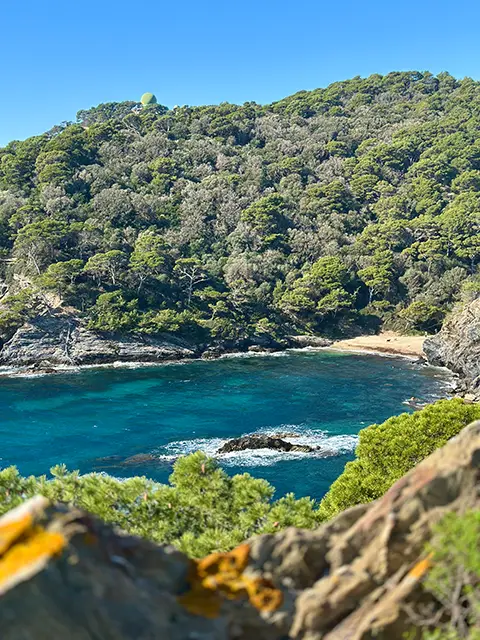 Que faire sur la presqu'île de Giens ? Se baigner dans la crique paradisiaque d'Escampo-Barriou