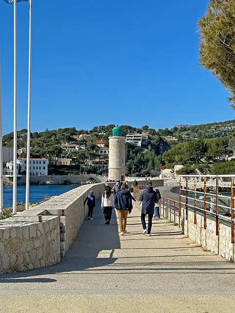 Promenade Aristide Briand à Cassis