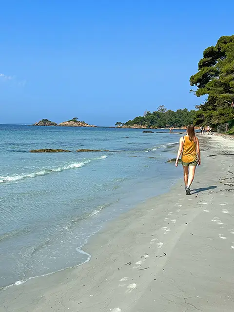 La plage du Grand Jardin dans le Var