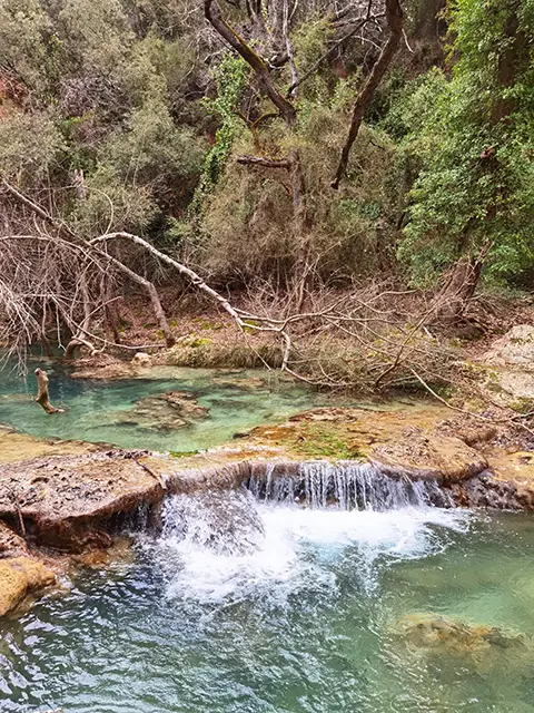 Les vasques de la rivière de Sillans-la-Cascade