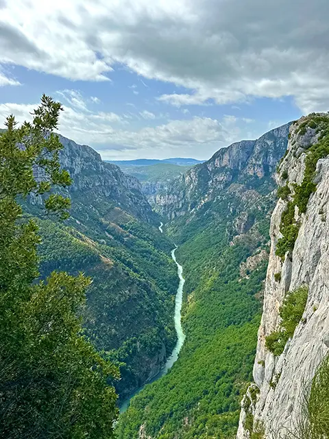 Les Gorges du Verdon vues d'en haut