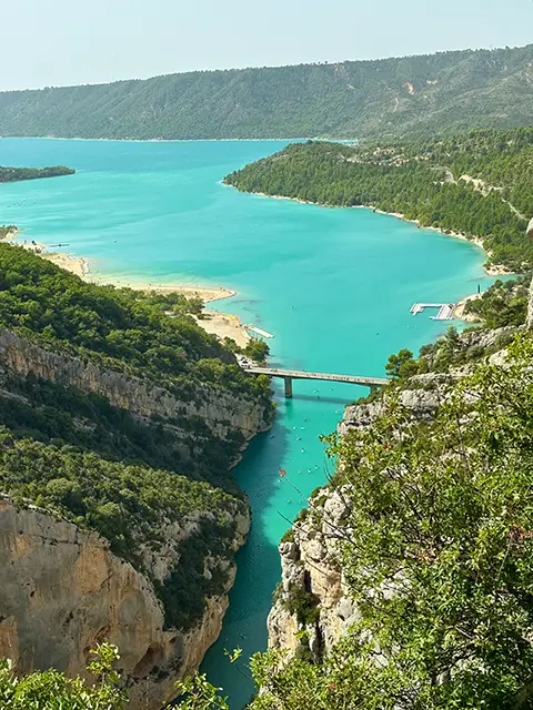 Le pont du Galetas au lac de Sainte-Croix